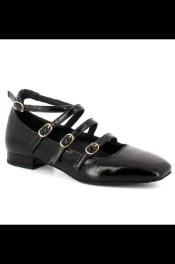 Carinii Baleriny*Czarne baleriny Mary Jane --B9965-037-000-000-000