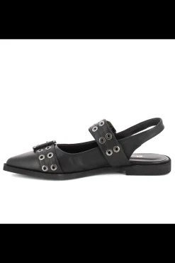 Carinii Baleriny*Czarne baleriny skórzane --B9995-E50-000-000-000