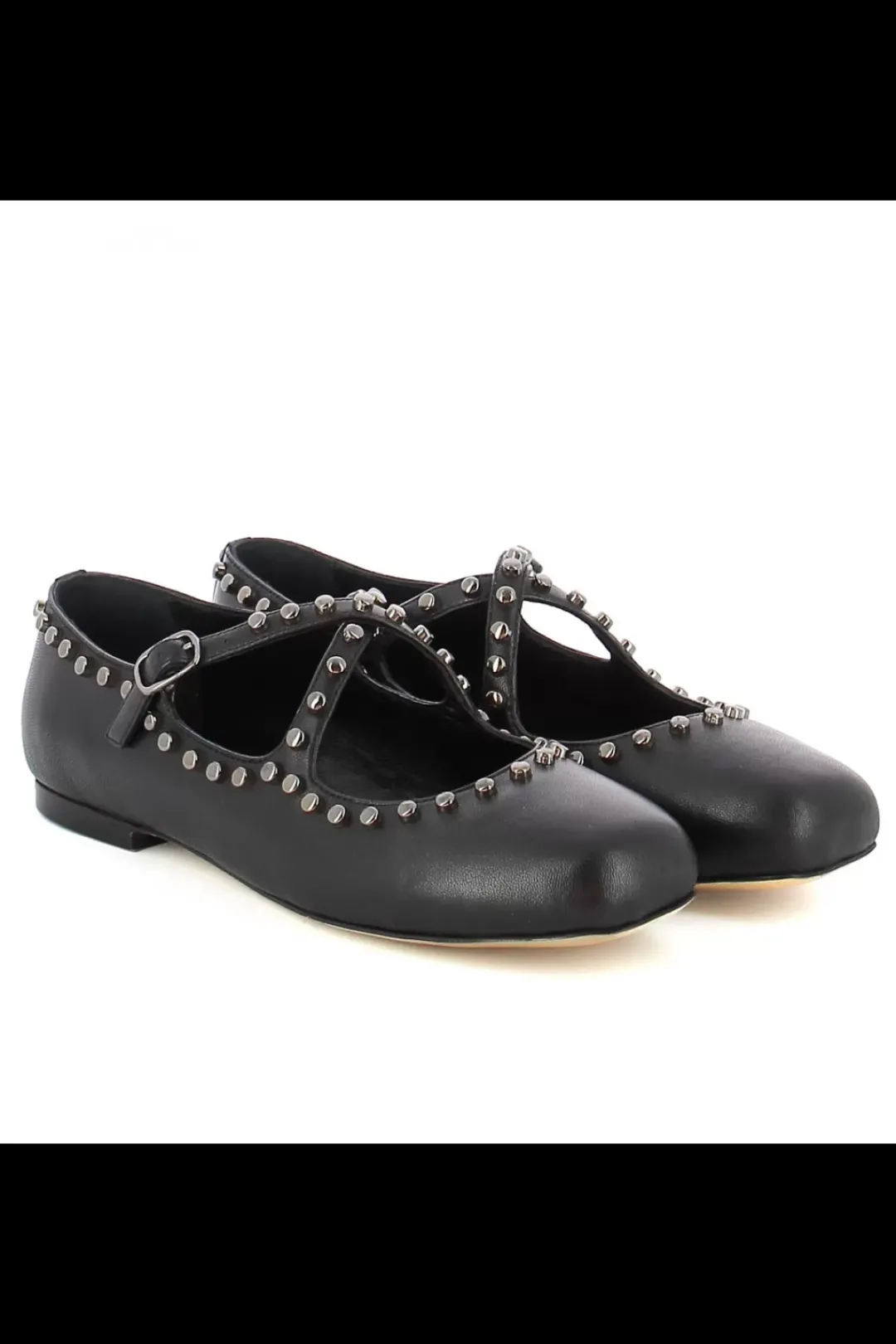 Carinii Baleriny*Czarne baleriny z nitami --B10388-E50-000-000-000
