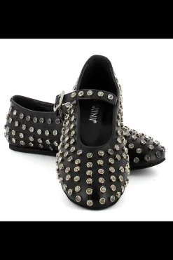 Carinii Baleriny*Czarne baleriny z paskiem --B9960-353-000-000-000