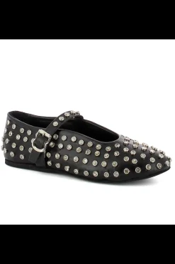 Carinii Baleriny*Czarne baleriny z paskiem --B9960-353-000-000-000