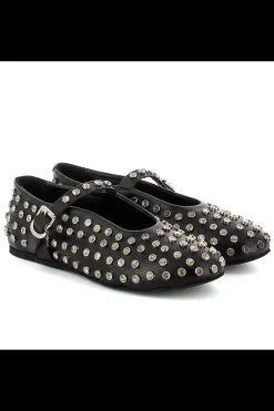 Carinii Baleriny*Czarne baleriny z paskiem --B9960-353-000-000-000