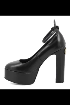 Damskie Carinii Czarne Półbuty Damskie | Eleganckie*Czarne czółenka skórzane --B9295-E50-000-000-G17