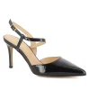Damskie Carinii Czarne Półbuty Damskie | Eleganckie*Czarne czółenka z paskiem --B6458-037-000-000-000