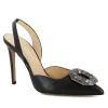 Damskie Carinii Czarne Półbuty Damskie | Eleganckie*Czarne czółenka z paskiem --B6456-353-000-000-000