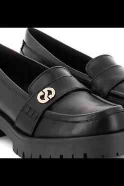 Damskie Carinii Czarne Półbuty Damskie | Eleganckie*Czarne półbuty damskie --B9342-E50-000-000-F65
